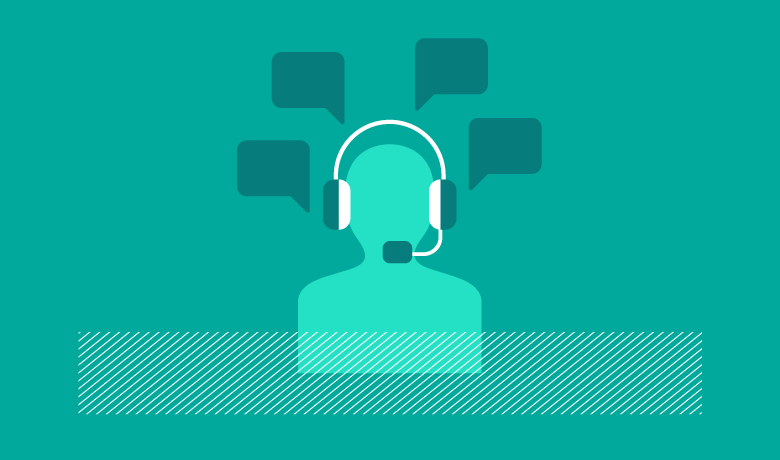 Imagen soporte al cliente. Ofrecer un servicio de asistencia a través de WhatsApp.